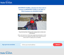 Make-A-Wish  Gift-A-Wish – Presente Solidário