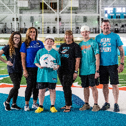 Granting Blake's wish to meet the Dolphins!!!