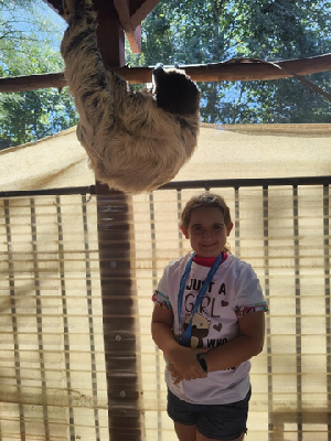 Julie's wish, to be an employee at San Diego Zoo for a day!